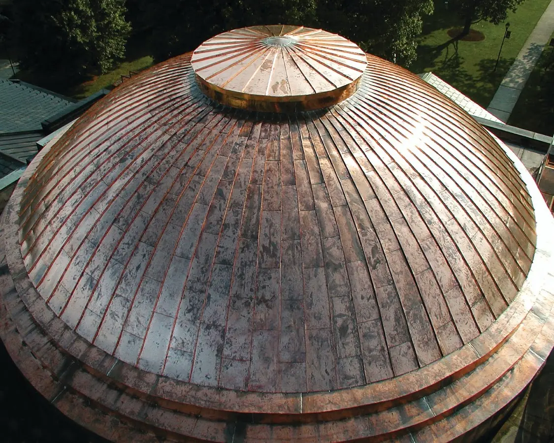 Craftsman Roofing crew installing a new roof in White Sulphur